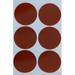 Royal Green 2 inch Color Coding labels in Brown Sticker 50mm two inch Label Rounds 540 Pack