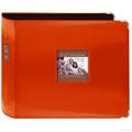 Sewn Leatherette 3-Ring Binder unfilled BRIGHT-ORANGE by Pioneer