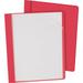 Clear Front Standard Grade Report Cover Three-Prong Fastener 0.5 Capacity 8.5 X 11 Clear/red 25/box | Bundle of 5 Boxes