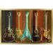 Guitars Wall Art Wall Poster 22.375 x 34 Framed