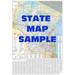 36x54 Southern California Official Executive Laminated Wall Map