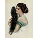 American Beauties 1909 Lips curled for kisses Poster Print by Harrison Fisher (24 x 36)