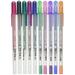 Sakura Pgb10c55 (Luxue-gold Pearl) & (Silver Shadow-silver Pearl) 10-piece Gelly Roll Blister Card Gel Ink Pen Set 1.0 Mm Assorted Colors