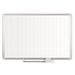Magnetic Steel Dry-Erase Planning Board 1 X 2 Grid Aluminum Frame 36 X 48 (pack of 2)