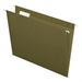 Pendaflex Hanging File Folders Letter Size Standard Green 1/5-Cut Adjustable Tabs 25 Per Box (81602) 1/5 Cut