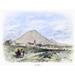 Texas: El Paso. /Nview Of The Town Of El Paso Texas Early 19Th Century. Poster Print by (24 x 36)