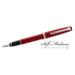 Pilot Falcon Fountain Pen - Red & Rhodium - Soft Flexible Medium Nib