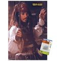 Disney Pirates: Black Pearl - Jonny Depp Wall Poster with Push Pins 14.725 x 22.375