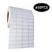 640 PCS Self Adhesive Label Stickers Blank White Rectangle Label Roll for Painting Storage Box