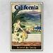 HomeRoots 12 x 18 in. Vintage 1934 California Travel Poster Multi Color Wall Art