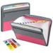 Expanding File Folder 13 Pocket Accordion File Folder A4 Paper Size Document Organizer with Zipper Closure