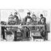 New York: Wine Industry. /Nwerner And Company Employees Bottling Champagne In New York City. Engraving American 1878. Poster Print by (24 x 36)