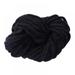 Chunky Knit Wool Yarn for Hand Knitting Blankets Super Soft Big Jumbo Blanket Yarn (Black)