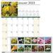 House of Doolittle EarthScapes Flowers Photo Wall Calendar - Julian Dates - Daily Weekly Monthly - 12 Month - January 2023 till December 2023 - 1 Month Single Page Layout - 2.1 | Bundle of 5 Each