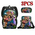 3Pcs/Set Cute Encanto School Backpack for Kids Girls The New Movie Bag Shoulder Pencil Box Set Christmas Gift (#9)