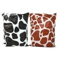 Giraffe & Cow Combo! 10x13 inch Designer Spotted Print Design Poly Mailers Self Seal Shipping Mailing Bags