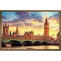 Big Ben and the House of Parliament Wall Poster 14.725 x 22.375 Framed