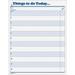 Things To Do Today Daily Agenda Pad 8.5 X 11 1/page 100 Forms | Bundle of 5 Pads