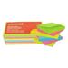 Self-Stick Note Pads 3 x 3 Assorted Neon Colors 100 Sheets/Pad 12 Pads/Pack | Bundle of 10 Packs