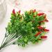 Plastic Red Pepper Bunch Artificial Plants Simulation Peppers Fake Vegetables Home Decoration;Plastic Fake Red Pepper Bunch Artificial Plants Simulation Peppers
