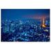 Awkward Styles Tokyo Nightlife Wall Art Tokyo Poster Citylights Bright Streets Unframed Art Breathtaking Tokyo View Printed Photo Poster Asian Decor Ideas Urban Poster Collection for Office Wall Decor
