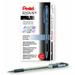 Pentel R.S.V.P. Razzle-Dazzle Ballpoint Pen Medium Line Black Barrel Black Ink Box of 12 (BK91RDA-A)