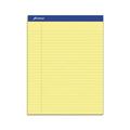 Perforated Writing Pads Wide/Legal Rule 8.5 x 11.75 Canary 50 Sheets Dozen