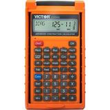 Victor C6000 Advanced Construction Calculator - LCD Display Battery Powered - 0.31 - LCD - Battery Powered - 2 - LR44 - 6.5 x 3.5 x 0.8 - Orange | Bundle of 5 Each