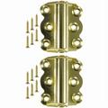 Wright Products 2-3/4 Brass Adjustable Self Closing Door Hinges R Each