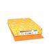 Astrobrights Multipurpose Paper 24 lbs 11 x 17 Cosmic Orange 495470