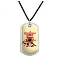A Christmas Story Poster Military Dog Tag Pendant Necklace with Cord