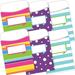 Barker Creek Happy Peel & Stick Library Pockets Multi-Design Set 60/Set (BC3839)