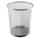 YBM Home Silver Steel Mesh Round Open Top Waste Basket Wire Trash Can 4.75 Gallon