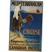 Canadian Pacific Mediterranean Cruise Lines 1925 Poster Metal Print 12x16 12x16 Square Adults Best Posters