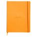 Rhodia Rhodiarama Softcover Notebook - 80 Lined Sheets - 9 3/4 x 7 1/2 - Orange