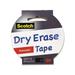 Dry Erase Tape 3 Core 1.88 x 5 yds White
