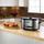 KitchenAid&reg; 6-Quart Slow Cooker w/ Solid Glass Lid Ceramic in Gray | 10.75 H x 17.5 W x 10.5 D in | Wayfair KSC6223SS