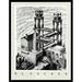 Waterfall Laminated & Framed Poster by M.C. Escher (20 x 28)