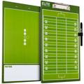 Elite Clipboards Dry Erase Football Coaches Clipboard | Double-Sided Football Coach Marker Board