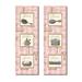 Beaute Feminine Panels I Beautiful French Perfume and Makeup Poster Panels; Two 8 x20 Poster Prints