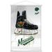 NHL Minnesota Wild - Drip Skate 21 Wall Poster with Wooden Magnetic Frame 22.375 x 34