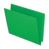 Esselte Corporation H110DGR Color End Tab Folders Full Tab Letter Size Green 100 per Box