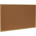 UNIVERSAL 36 Wide x 24 High Open Cork Bulletin Board Wood Frame Natural Tan