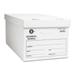 Business Source BSN26752 Lift-off Lid Light Duty Storage Box 12 / Carton White