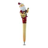 Planet Pens Santa Playing Guitar Novelty Pen - Fun & Unique Kids & Adults Office Supplies Ballpoint Pen Colorful Beach Writing Pen Instrument for Cool Stationery School & Office Desk Decor Accessories