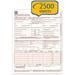 New CMS 1500 Claim Forms - Current HCFA 02/2012 Version Health Insurance Claim Forms for Medical Facilities and Hospitals w/Laser and Inkjet Printers - 8.5 x 11 (2500 Sheets)