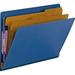 Smead End Tab 2-Div Classification Folders Letter - 8 1/2 x 11 Sheet Size - 2 Expansion - 2 x 2S Fastener(s) - 2 Fastener Capacity for Folder - 1/3 Tab Cut - 2 Divider(s) - 25 pt. Folder Thickness