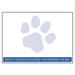 12 Rolls RJS Labels Veterinary Prescription Labels With Blue Paw and Warning 30258 Compatible