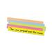 Sentence Strips 24 x 3 Assorted Bright Colors 100/Pack