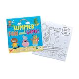 Summer Fun & Games Activities Books Stationery Summer 24 Pieces